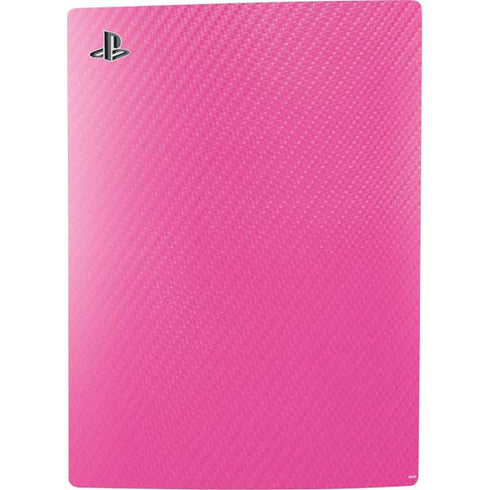 Pink Carbon Fiber Specialty Material PS5 Digital Edition Console Skin